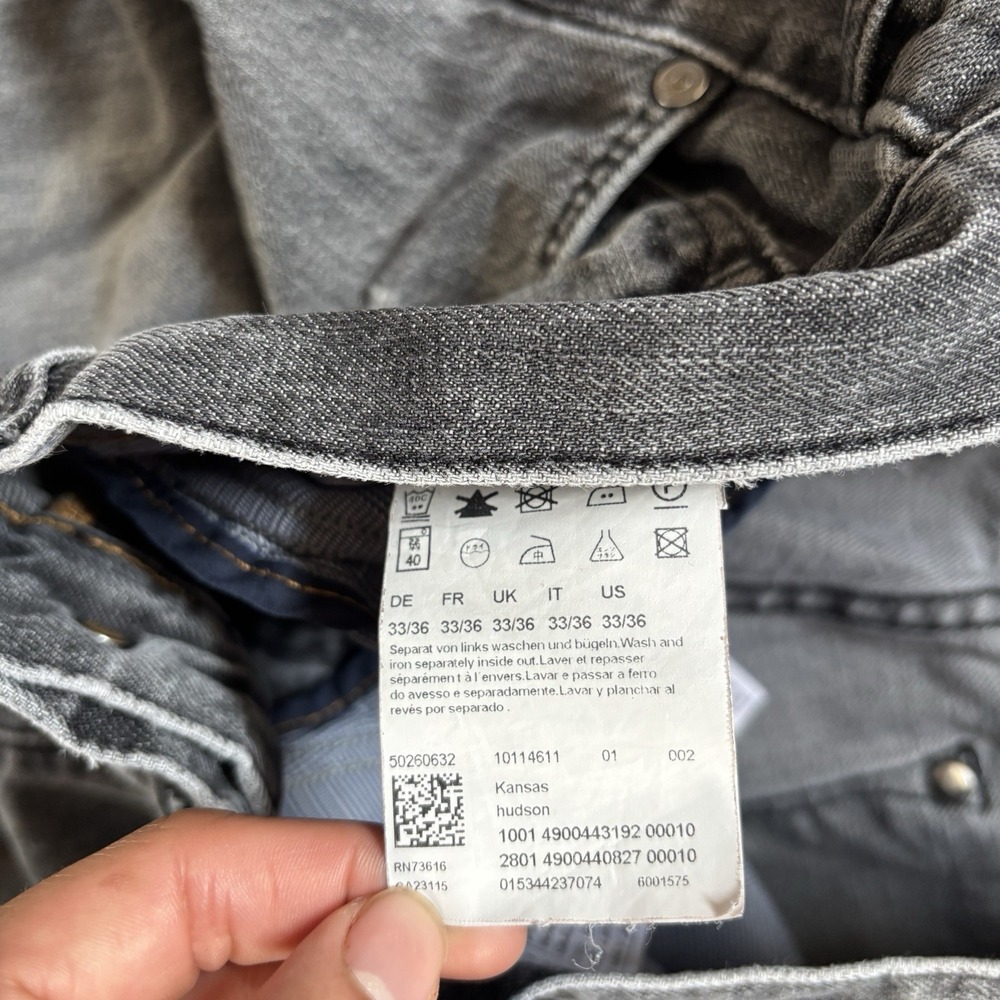 Distressed Black Hugo Boss Jeans - 33x36 - Picture 4 of 8